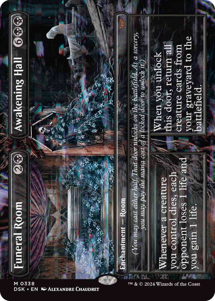 Funeral Room // Awakening Hall (Borderless) [Duskmourn: House of Horror] 338