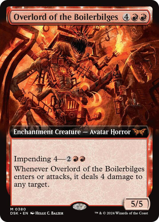 Overlord of the Boilerbilges (Extended Art) [Duskmourn: House of Horror] 380