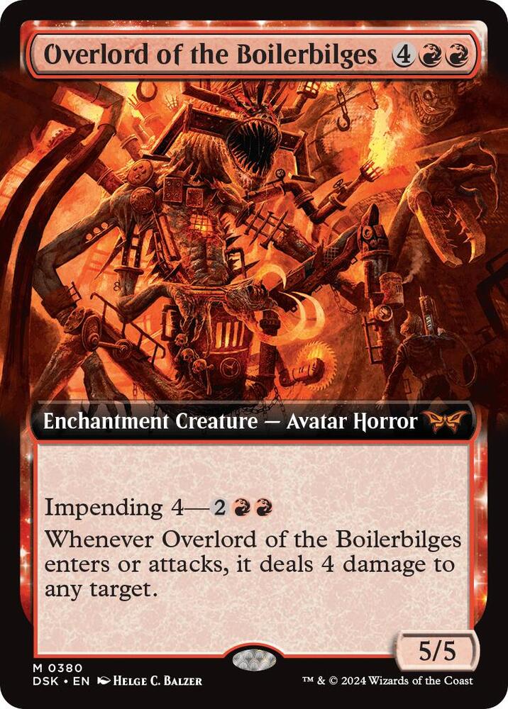 Overlord of the Boilerbilges (Extended Art) [Duskmourn: House of Horror] 380