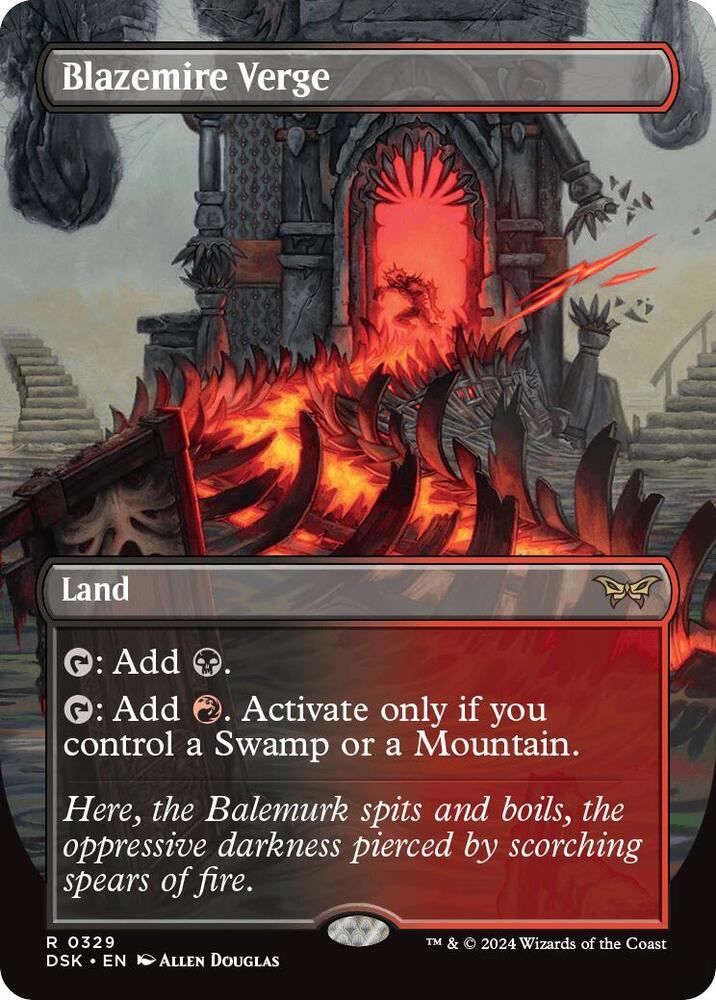 Blazemire Verge (Borderless) [Duskmourn: House of Horror] 329