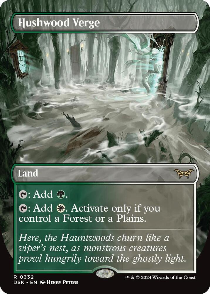 Hushwood Verge (Borderless) [Duskmourn: House of Horror] 332