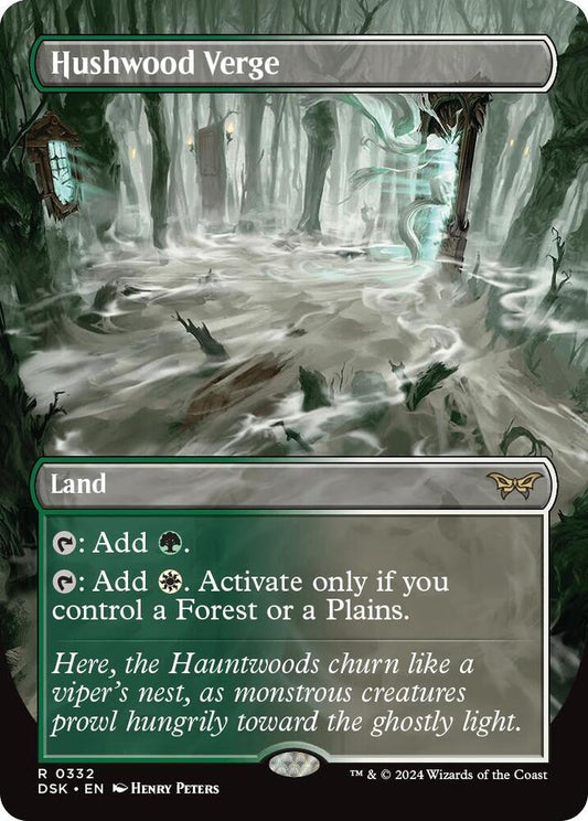 Hushwood Verge (Borderless) [Duskmourn: House of Horror] 332