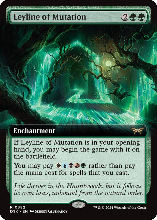 Leyline of Mutation (Extended Art) [Duskmourn: House of Horror] 382