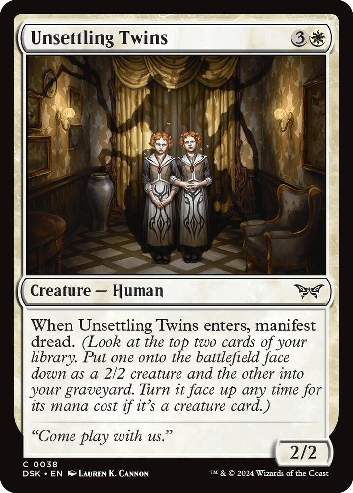 Unsettling Twins [Duskmourn: House of Horror] 38