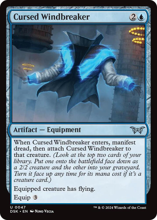 Cursed Windbreaker [Duskmourn: House of Horror] 47