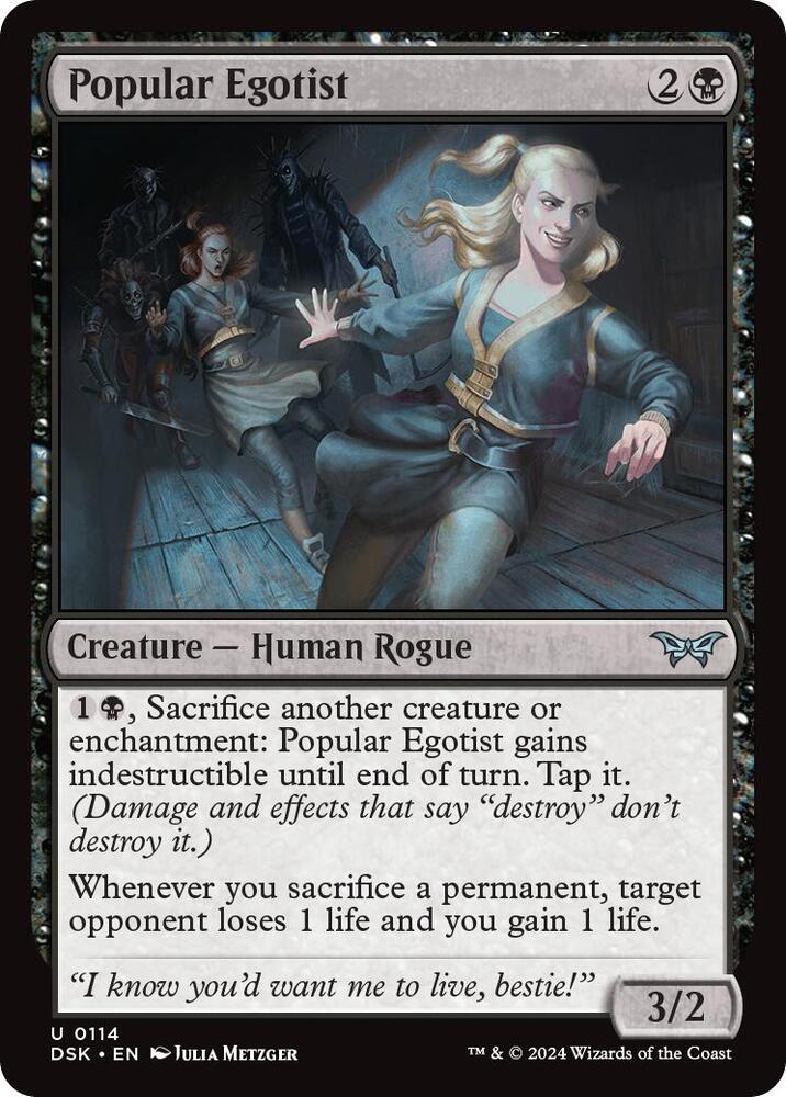 Popular Egotist [Duskmourn: House of Horror] 114