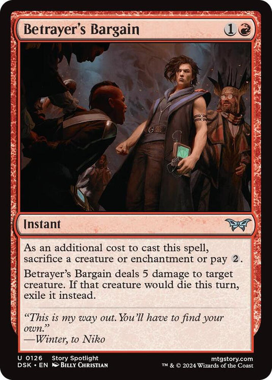 Betrayer's Bargain [Duskmourn: House of Horror] 126