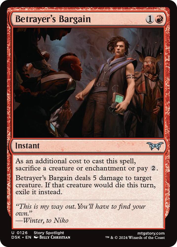 Betrayer's Bargain [Duskmourn: House of Horror] 126