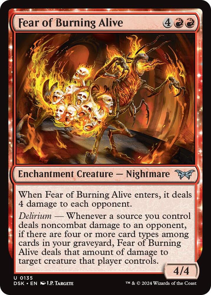Fear of Burning Alive [Duskmourn: House of Horror] 135