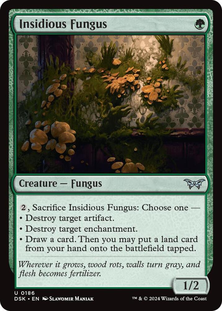 Insidious Fungus [Duskmourn: House of Horror] 186