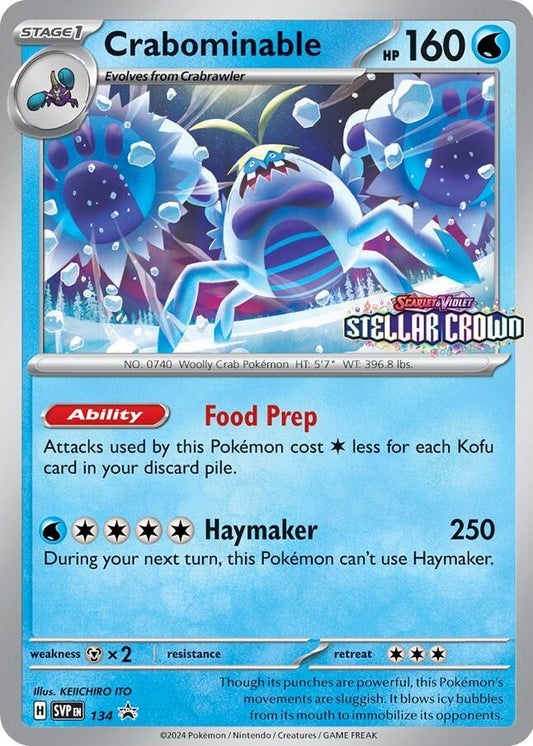 Crabominable - 134 [SV: Scarlet & Violet Promo Cards] 134/142