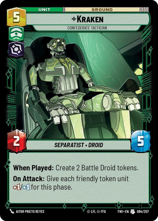 Kraken - Confederate Tactician [Twilight of the Republic] 084/257