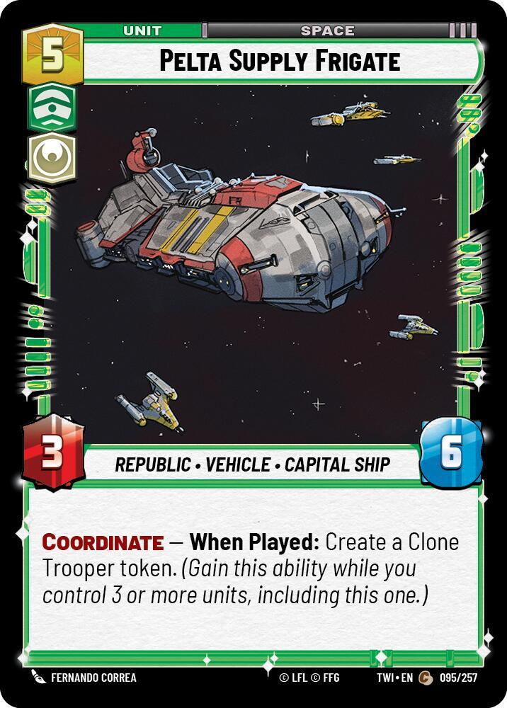 Pelta Supply Frigate [Twilight of the Republic] 095/257