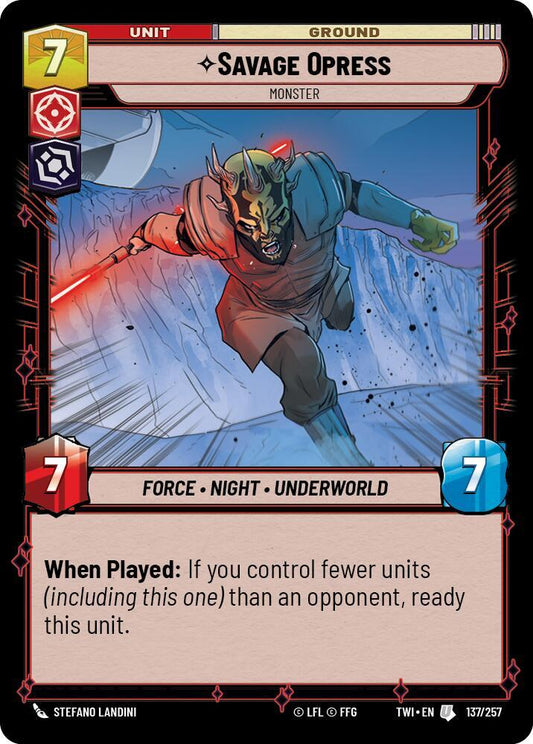 Savage Opress - Monster [Twilight of the Republic] 137/257