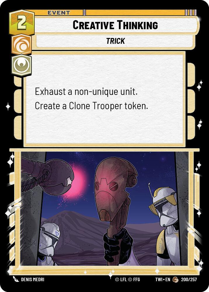 Creative Thinking [Twilight of the Republic] 200/257