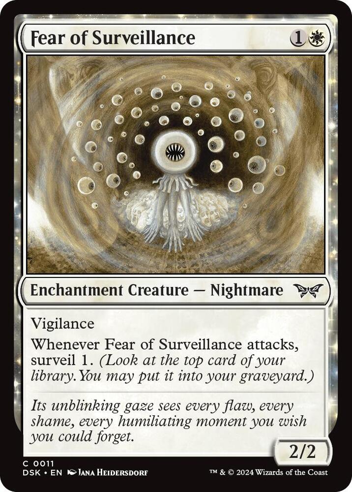 Fear of Surveillance [Duskmourn: House of Horror] 11
