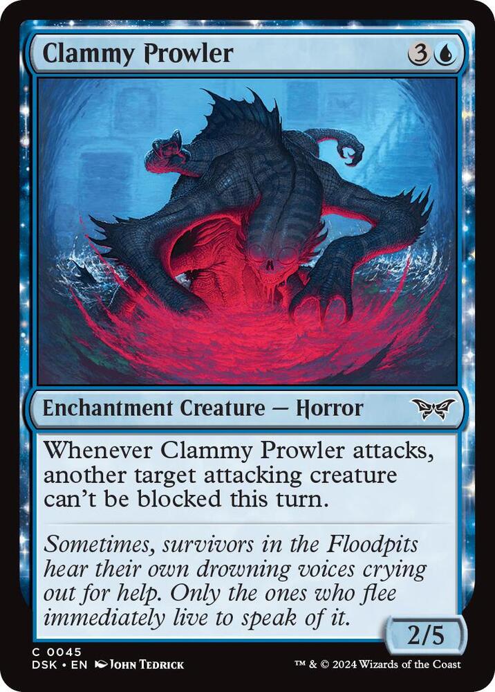 Clammy Prowler [Duskmourn: House of Horror] 45