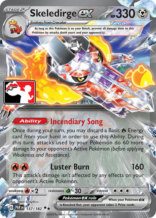 Skeledirge ex - 137 [Prize Pack Series Cards] 137/182
