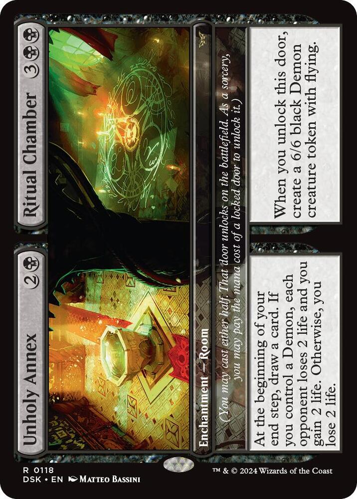 Unholy Annex // Ritual Chamber [Duskmourn: House of Horror] 118