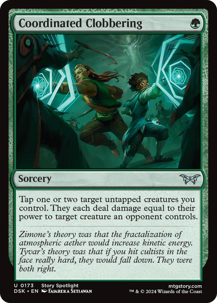 Coordinated Clobbering [Duskmourn: House of Horror] 173