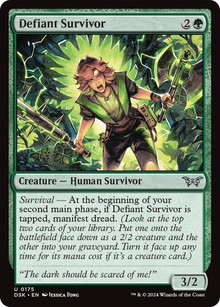 Defiant Survivor [Duskmourn: House of Horror] 175