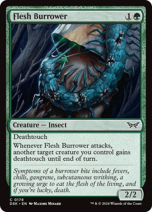 Flesh Burrower [Duskmourn: House of Horror] 178