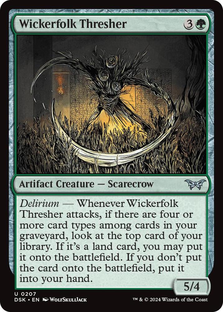 Wickerfolk Thresher [Duskmourn: House of Horror] 207