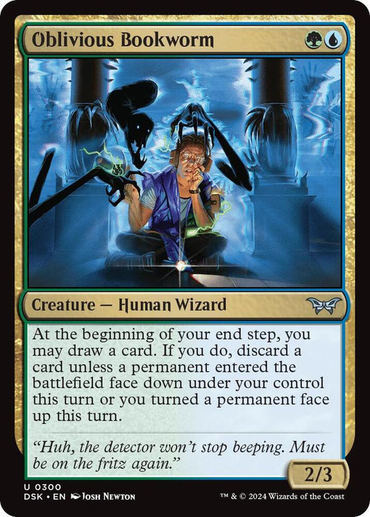 Oblivious Bookworm (0300) [Duskmourn: House of Horror] 300