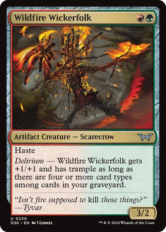 Wildfire Wickerfolk [Duskmourn: House of Horror] 239