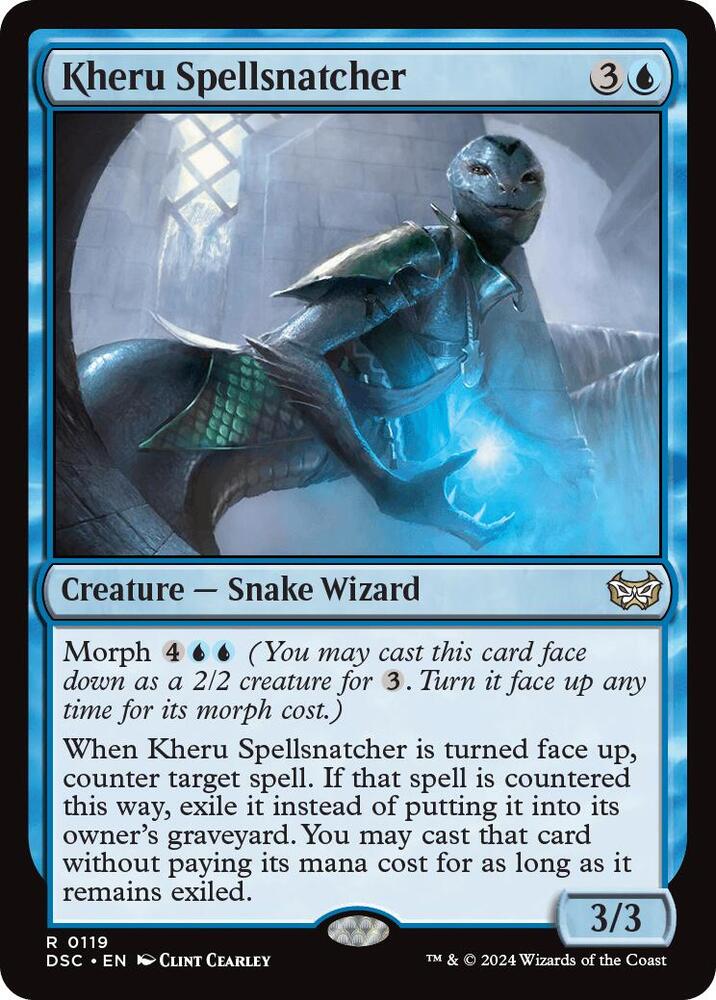 Kheru Spellsnatcher [Commander: Duskmourn: House of Horror] 119