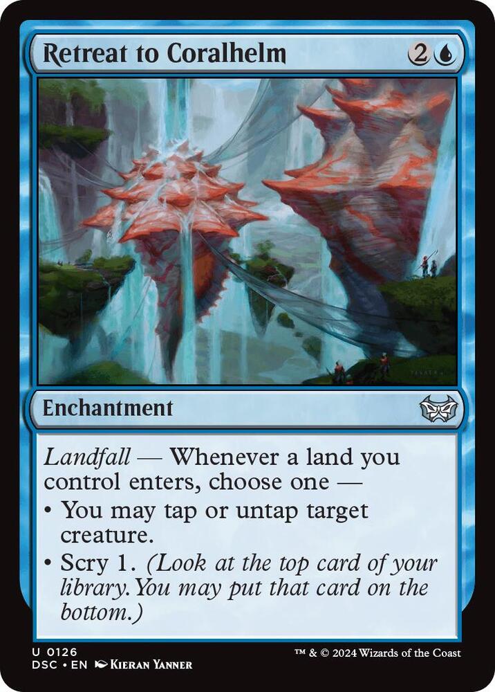 Retreat to Coralhelm [Commander: Duskmourn: House of Horror] 126