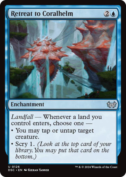 Retreat to Coralhelm [Commander: Duskmourn: House of Horror] 126