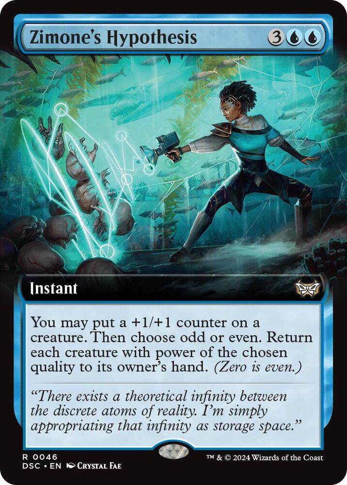 Zimone's Hypothesis (Extended Art) [Commander: Duskmourn: House of Horror] 46