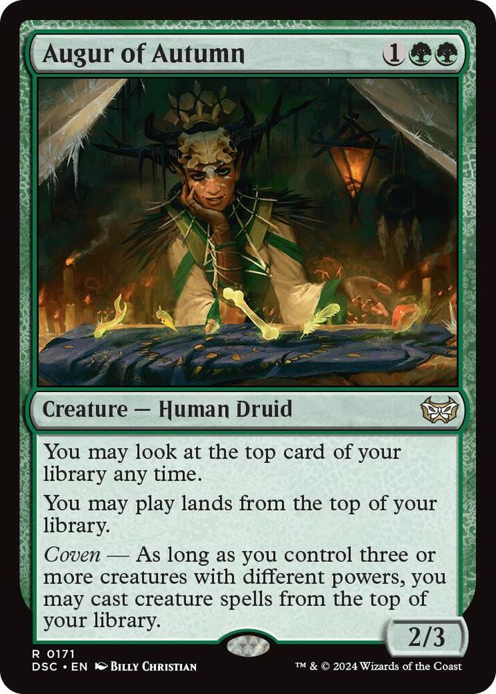 Augur of Autumn [Commander: Duskmourn: House of Horror] 171