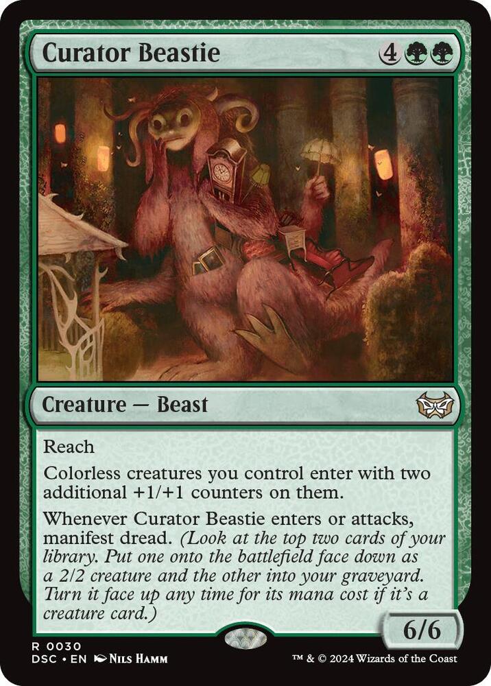 Curator Beastie [Commander: Duskmourn: House of Horror] 30
