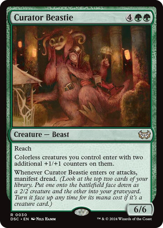 Curator Beastie [Commander: Duskmourn: House of Horror] 30