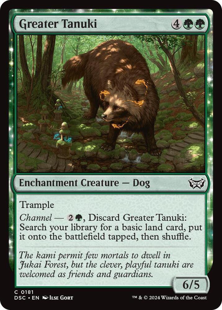 Greater Tanuki [Commander: Duskmourn: House of Horror] 181