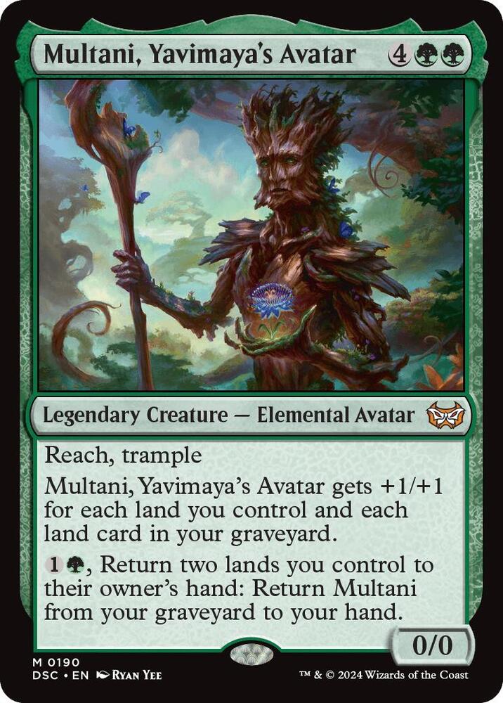 Multani, Yavimaya's Avatar [Commander: Duskmourn: House of Horror] 190