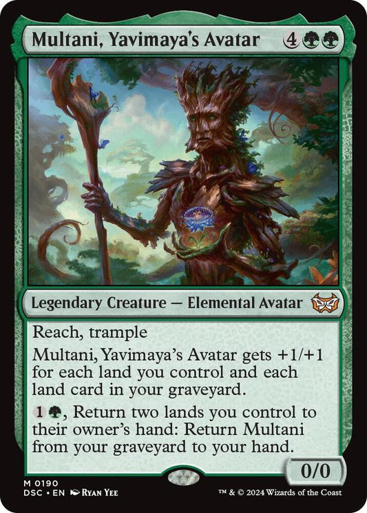 Multani, Yavimaya's Avatar [Commander: Duskmourn: House of Horror] 190