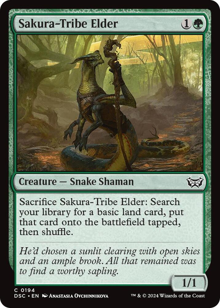 Sakura-Tribe Elder [Commander: Duskmourn: House of Horror] 194