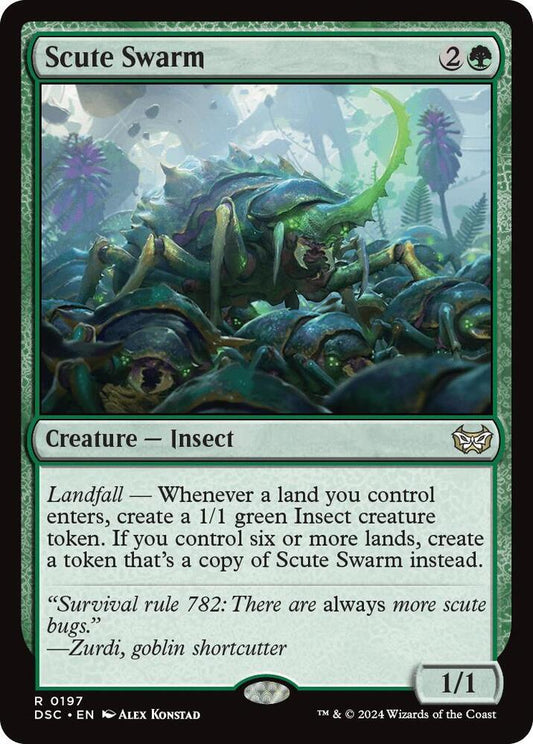 Scute Swarm [Commander: Duskmourn: House of Horror] 197