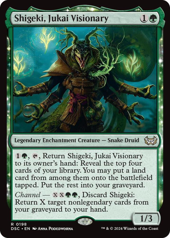Shigeki, Jukai Visionary [Commander: Duskmourn: House of Horror] 198