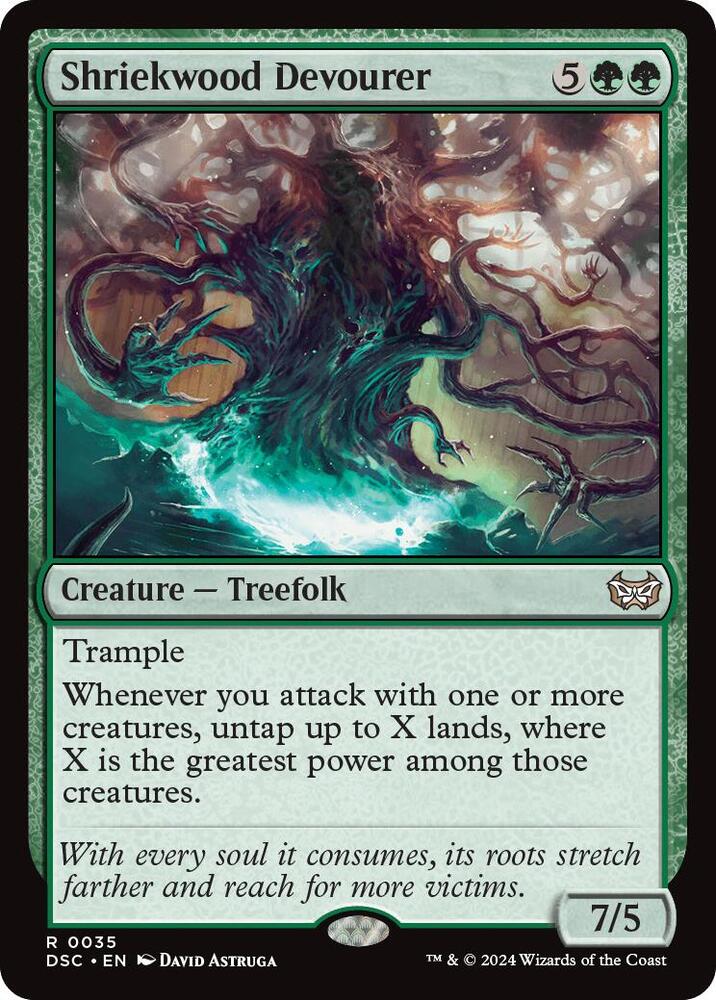 Shriekwood Devourer [Commander: Duskmourn: House of Horror] 35