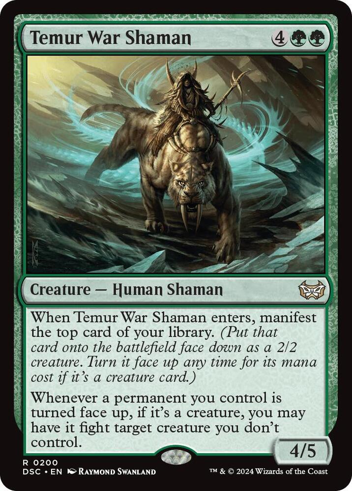 Temur War Shaman [Commander: Duskmourn: House of Horror] 200