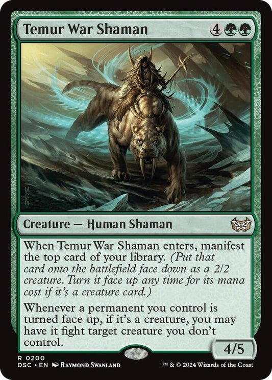 Temur War Shaman [Commander: Duskmourn: House of Horror] 200