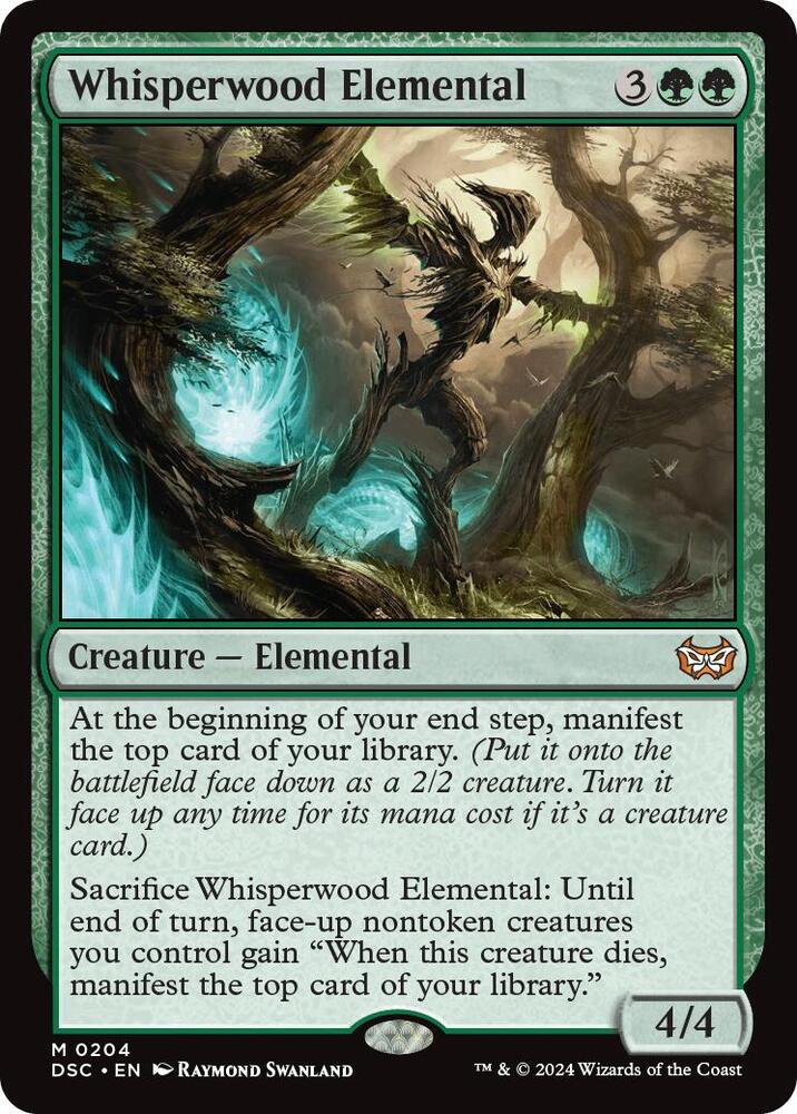 Whisperwood Elemental [Commander: Duskmourn: House of Horror] 204