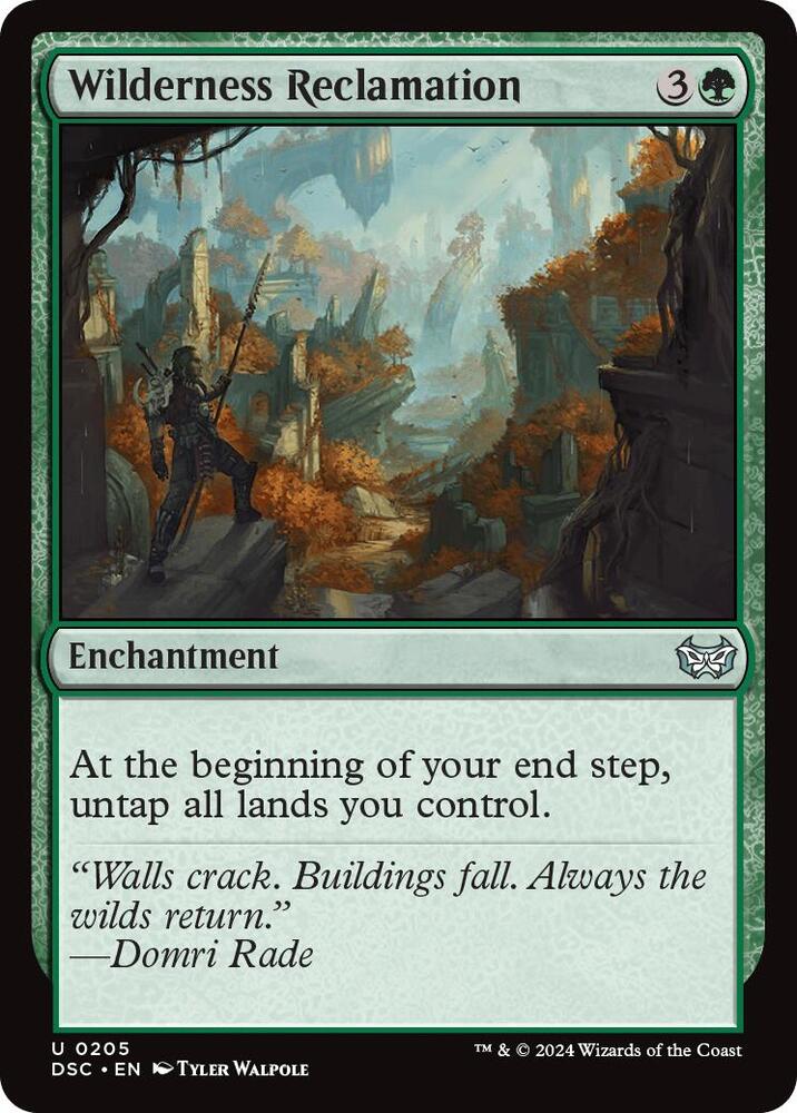 Wilderness Reclamation [Commander: Duskmourn: House of Horror] 205