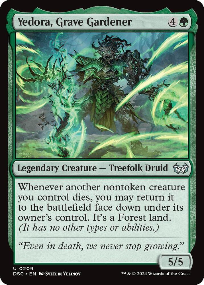 Yedora, Grave Gardener [Commander: Duskmourn: House of Horror] 209