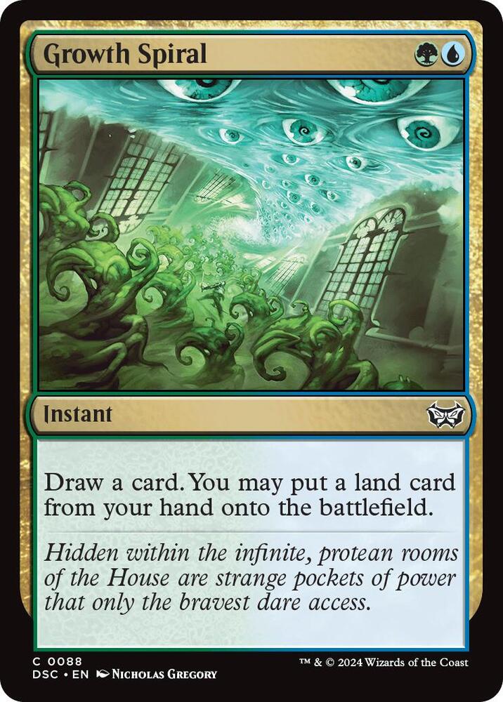 Growth Spiral [Commander: Duskmourn: House of Horror] 88