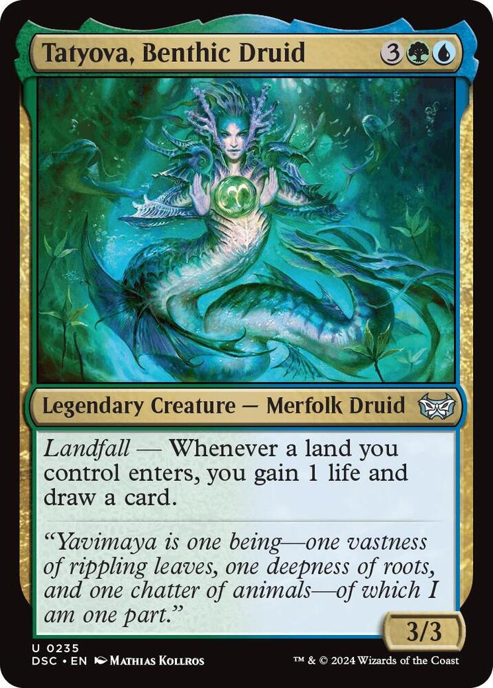 Tatyova, Benthic Druid [Commander: Duskmourn: House of Horror] 235